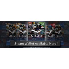 STEAM WALLET GIFT CARD 5$ НЕ GLOBAL (СМ. ОПИСАНИЕ)