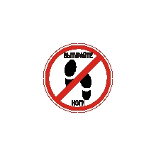 Sticker. Wipe your feet. Format .cdr