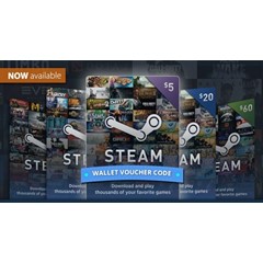 STEAM WALLET GIFT CARD 0.37 USD (US $) USA+ТУРЦИЯ+АРГЕН