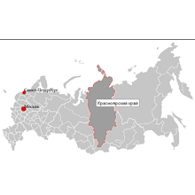The script is interactive map of Russia's regions #89