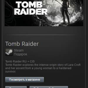 Tomb Raider 2013 (Steam, Gift, ROW or RU/CIS?)