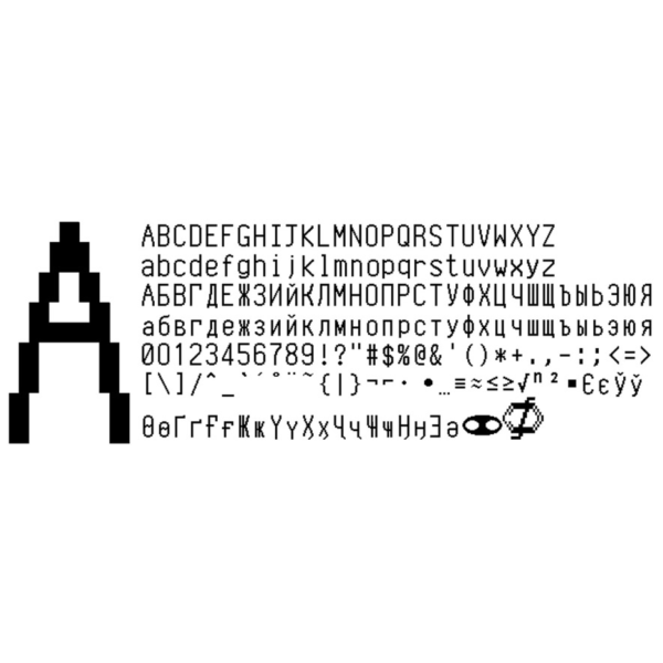 Шрифт ККМ ПРИМ-08 вер.2 (ttf)