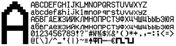 Шрифт ККМ МЕРКУРИЙ-114.1-ТОРНАДО вер.2 (ttf)