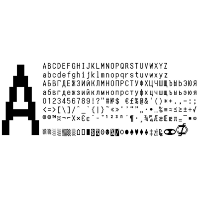 Шрифт ККМ ПРИМ-08 вер.3 (ttf)