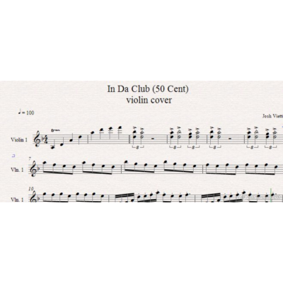 Josh Vietti–Josh Vietti - In Da Club (50 Cent) скрипка