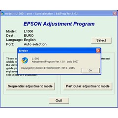 Epson L1300 Adjustment Program