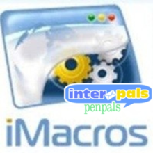 macros iMacros for interpals.net.