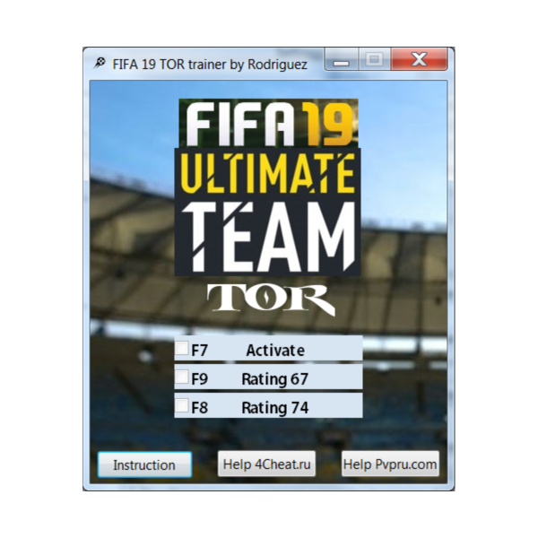 FIFA 19 TOR Чит Trainer for Ultimate Team