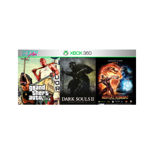 GTA 5 + MK9 + Dark Souls 2 | XBOX 360 | общий