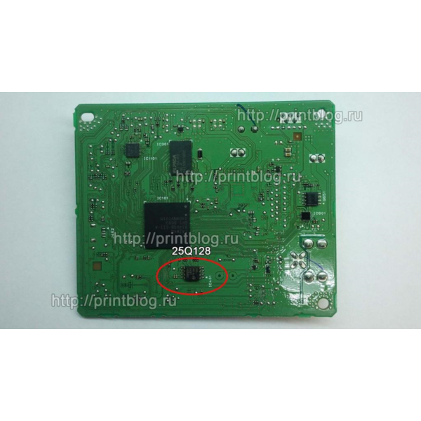 Canon MG5740 дампы 25Q16 25Q128 сброс памперса 5B00