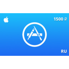 App Store Gift Card 1500 rub RU-region