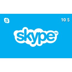 Ваучер Skype 10 долл. Любой регион