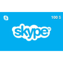Skype Gift Card 100 USD US-region