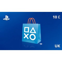 Подарочная карта PlayStation Network 10 фунт. UK-регион