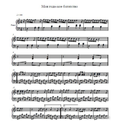 Мои года-Мое богатство-Вахтанг Кикабидзе (фортепиано)