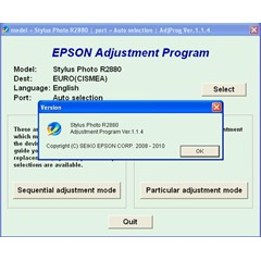 Epson R2880 Adjustment Program