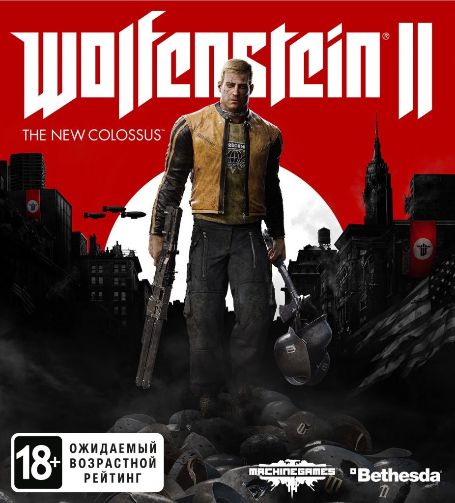 Обложка Wolfenstein II: The New Colossus Deluxe Ed. (Steam KEY)