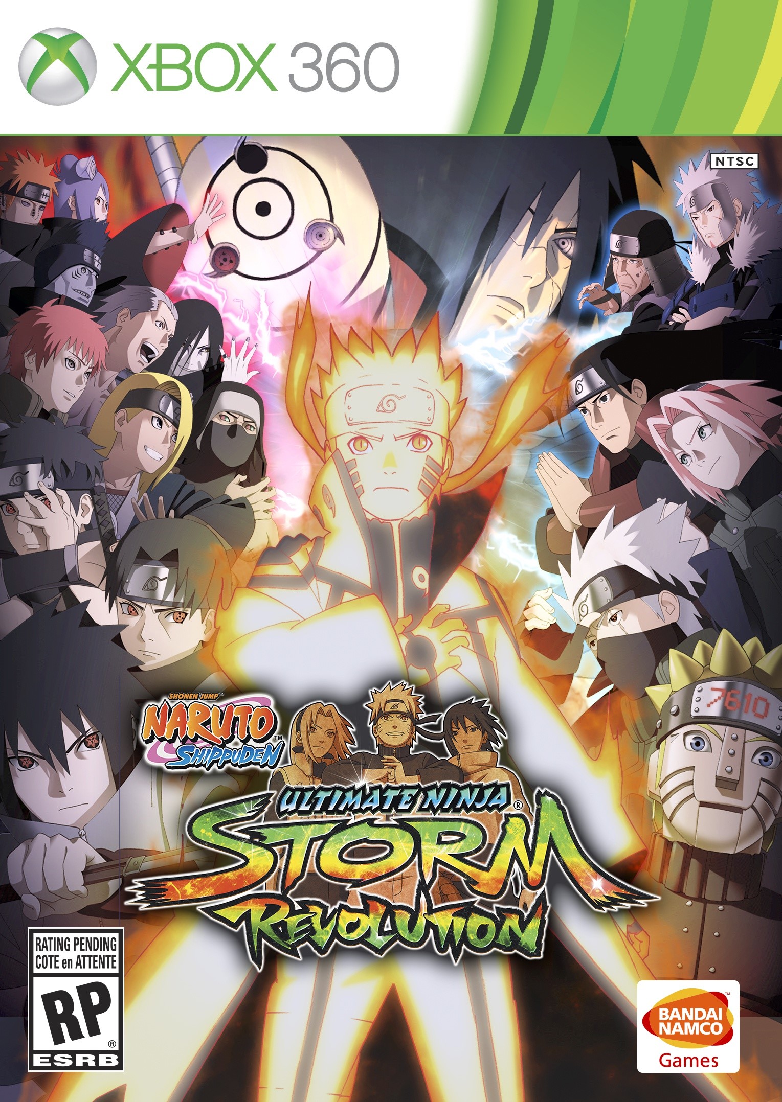 Обложка XBOX 360 |40| Naruto Storm R + Street Fighter IV + 6