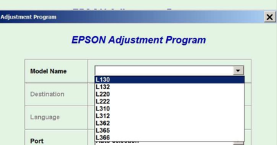 Сброс памперса Epson L366