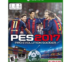 Обложка Pro Evolution Soccer 2017 XBOX ONE ⚽🏃‍♂️