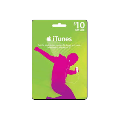 iTunes GIFT CARD 10 $ US USA