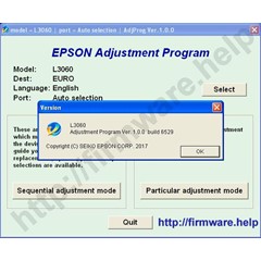 Epson L3060 Adjustment Program