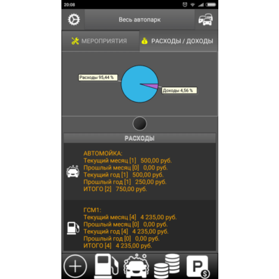 Мой автопарк для Android
