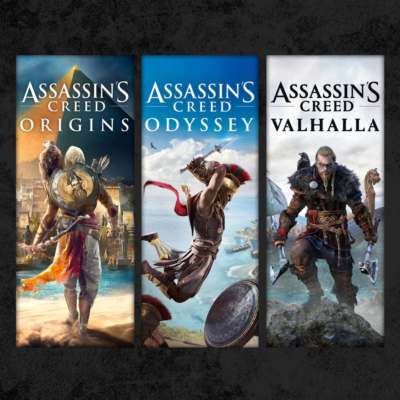Assassin´s Creed Trilogy: Origins + Odyssey + Valhalla