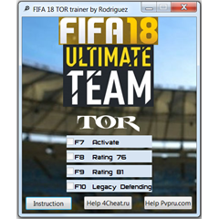 FIFA 18 TOR Чит Trainer for Ultimate Team