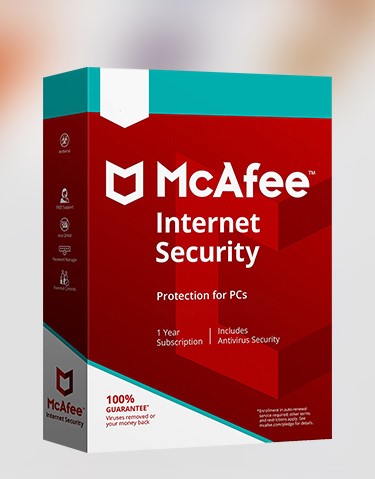 McAfee Internet Security 1 год 1 ПК