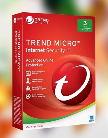 Trend Micro Internet Security 1 год 3 ПК Global