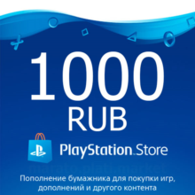 ★ 1000 rub | Payment card PlayStation Network RUS PSN