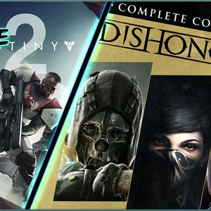 Dishonored The Complete Collection +Destiny 2  XBOX ONE
