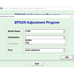 Epson L382, L386, L486 Adjustment Program