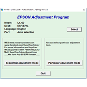 Adjustment Program Epson L1300