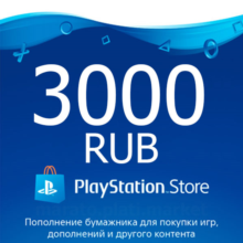 ★ 3000 rub | Payment card PlayStation Network RUS PSN