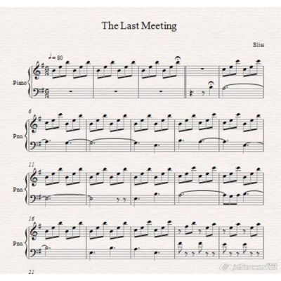 The Last meeting- bliss-notes