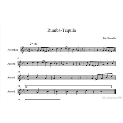 Eric bouvelle- Rumba Tequila (accordion)