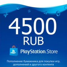 ★ 4500 rub | Payment card PlayStation Network RUS PSN