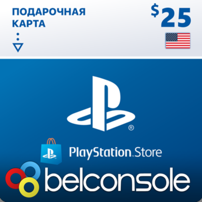 🔶PSN 25 USD $ USA [Официальный Ключ] Пополнение