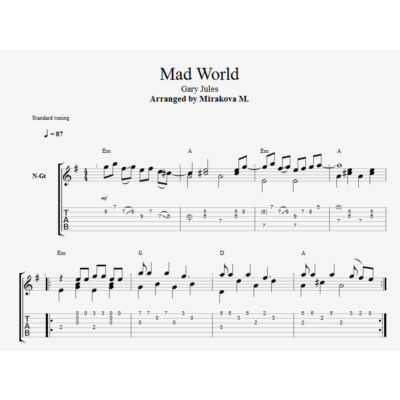 Mad World - Gary Jules