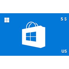 Подарочная карта Windows Store 5 долл. US-регион