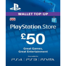 PlayStation Network Card (PSN) £50 (UK)