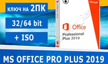 Microsoft office 2019 pro plus 2PC онлайн активация