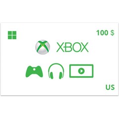 Подарочная карта Xbox 100 долл. US-регион