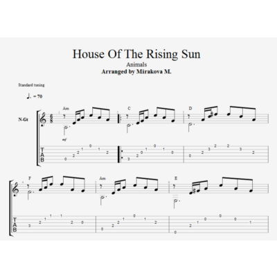 House of the Rising Sun - The Animals