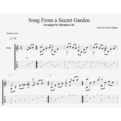Secret Garden - Song From A Secret Garden