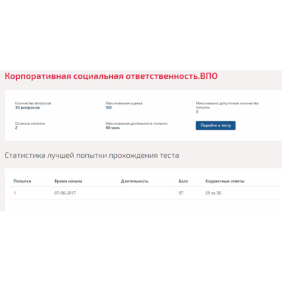 Корпоративная социальная ответственность.Тест Синергия