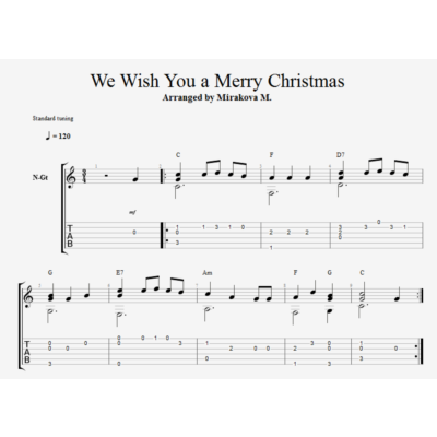 We Wish You a Merry Christmas
