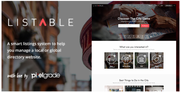 LISTABLE 1.9.4 – A Friendly Directory WordPress Theme